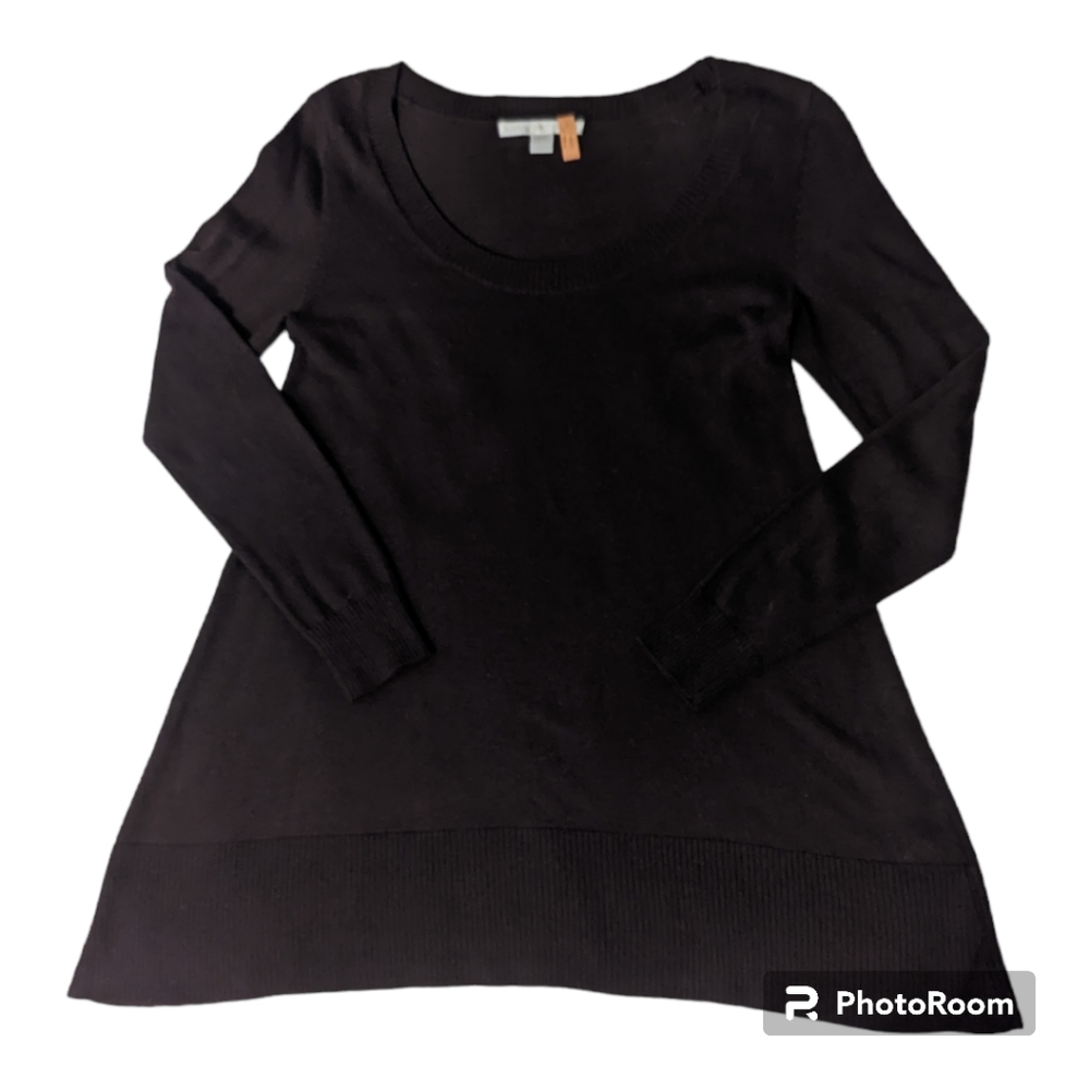 Boston Proper Brown Relaxed Fit Pull Over Long Sleeve Sweater Women's Small